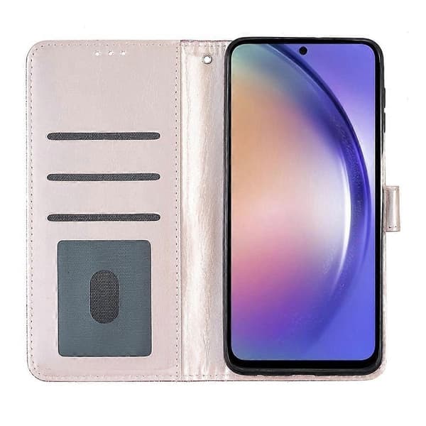 Glitter Puder Flip Läder Telefonfodral For Samsung Galaxy A05s