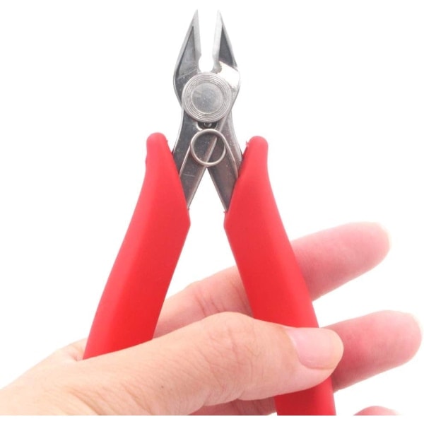 IC Flush Cutters Tång 5-tums precisionssidoskärare Liten trådskärartång Sprue Cutter för plastmodell smyckestillverkning, 4-pack