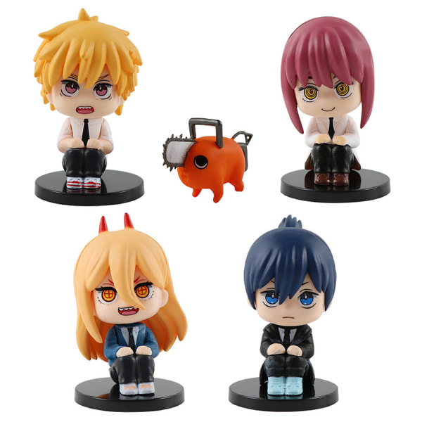 IC 5 kpl Moottorisaha Mies Anime Figuriini Malli Denji Power Hahmo Patsas