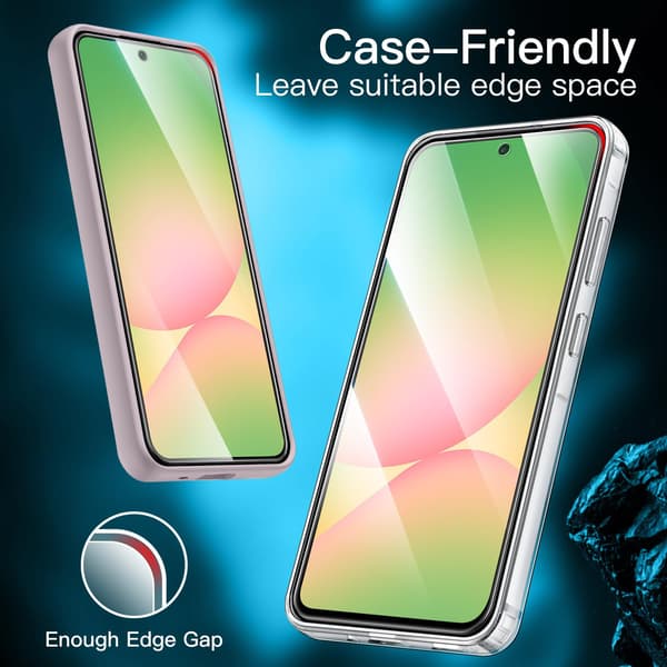 2-Pack Samsung A57 Screen Protector in Premium Tempered Glass
