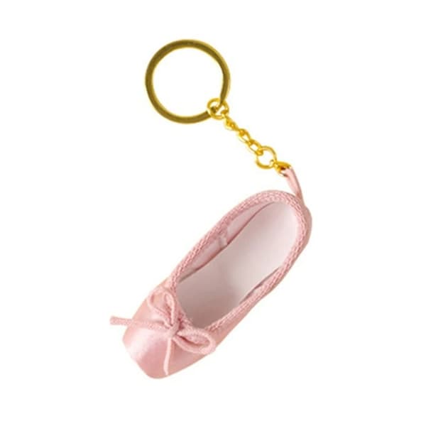 Satin Pointe Sko Nøglering Balletsko Sød Nøglering CHAMPAGNE Champagne Champagne