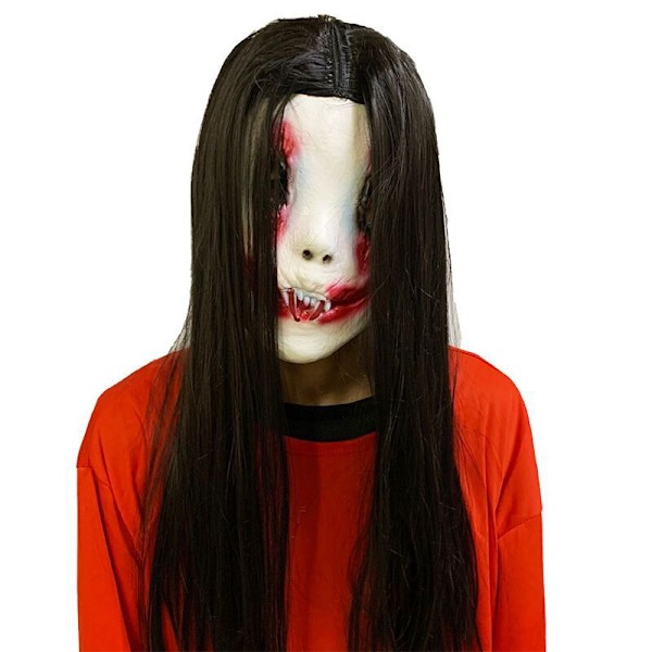 Spökhusmanuskript dödar NPC män och kvinnor mask huvudbonad Halloween rumsflykt spökhus skräckkostym MJ51 C