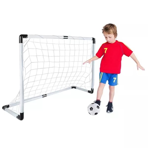 Fodboldmål til børn - Med bold og pumpe 700