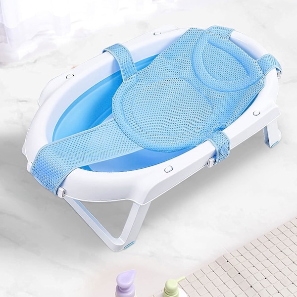 Baby badkudde, baby badstol, använd baby badkar insats, spädbarn nyfödd badstol, baby bad badstol, baby bad 5-blue