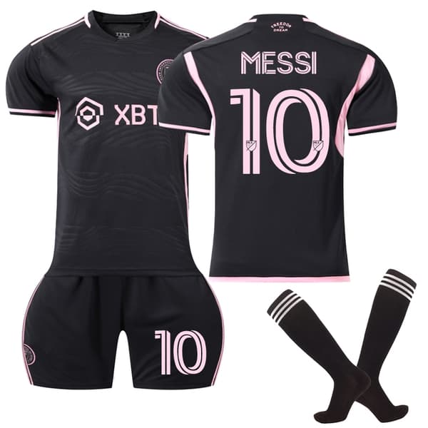 Inter Miami CF jalkapallopaita ja sukat lapsille nro 10 Messi 28