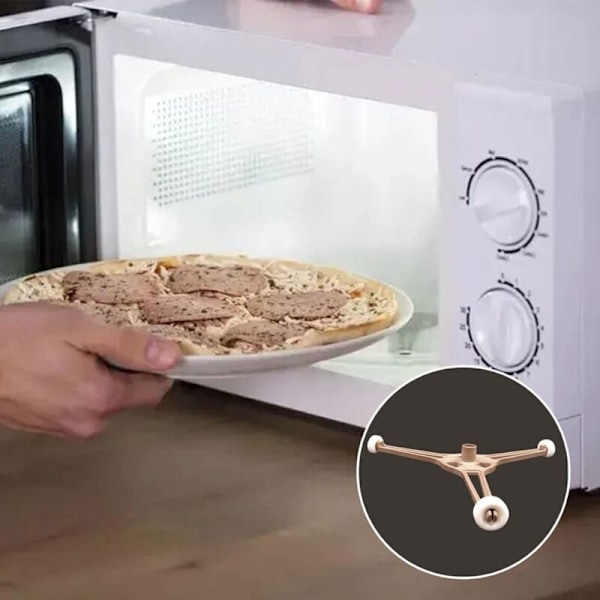 Triangelformad Bricka, Mikrovågsugnsbrickhållare, Mikrovågsugns Roterande Ring, för 24,5 cm Mikrovågsugnsdelar Platt Glasplatta