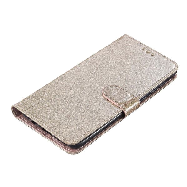 Glitter Puder Flip Läder Telefonfodral For Samsung Galaxy A55
