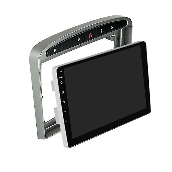 9 tums bilradio ramkit för Peugeot 408 308 308sw Rcz multimedia stereo instrumentpanel montering huvudapparat fascia trim ram 2 Din-yuyu