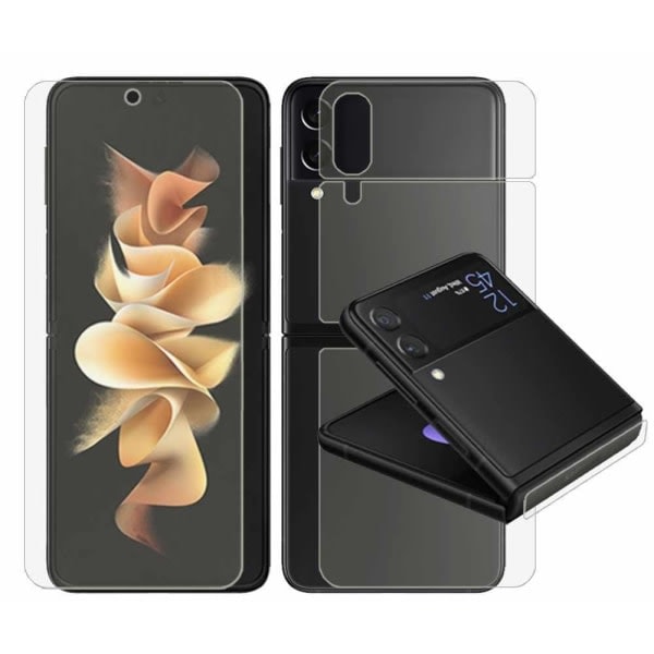 IC Samsung Galaxy Z Flip 3 - Mjukt Skärmskydd Fyra Delar