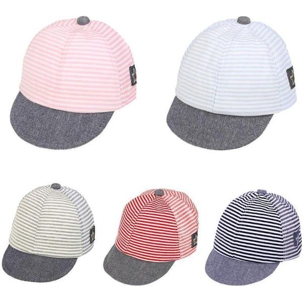 Babykeps | cool | justerbar | blå/vit
