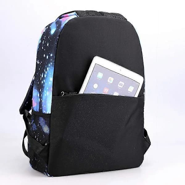KPop Demon Hunters Ryggsekk Studenter Skoleveske Pennal Skulderveske 3-delt Sett _a A Blue Pattern Blue Pattern Style B Blue Pattern Style B