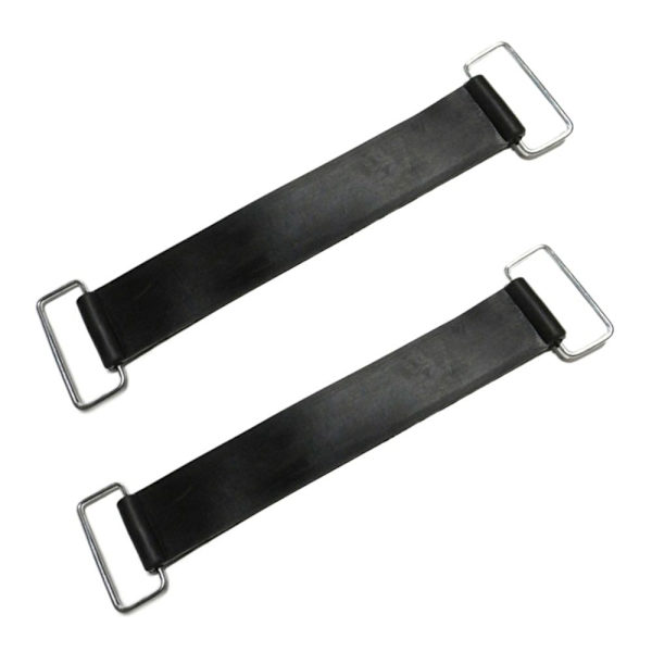 2 STK Batteri Fastgørelsesrem Holder Elastisk Bånd