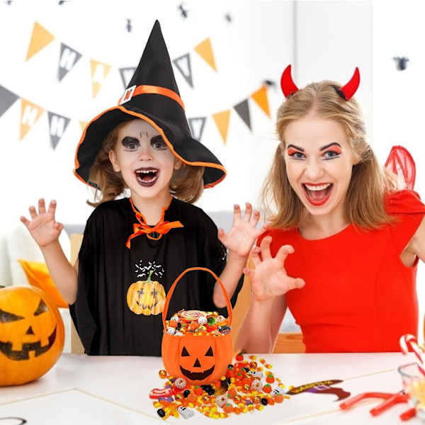 Halloween-flaggermus for barn, egnet for Halloween-barn, jenter og gutter., Svart 2, L