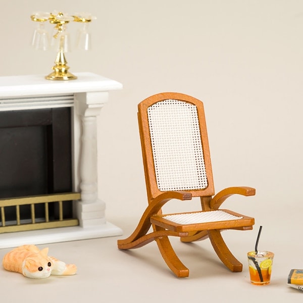 IC Dockhus Mini Chaise Stol Schäslong Modell Dockhusmöbler