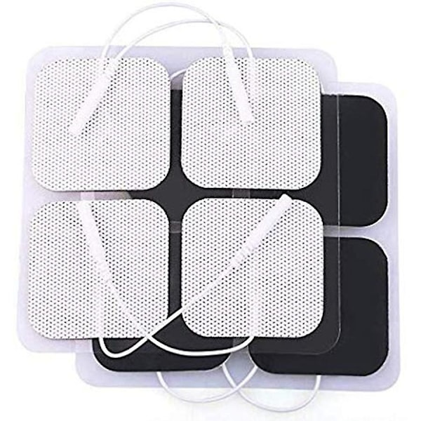 40 stk. Tens-enhedspuder, 2x2 elektroder til Ems-muskelstimulator elektroterapi-puder