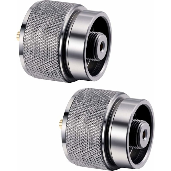 Camping Stove Adapter Deler 1 lb Propan Liten Tank Innløp Utløp Utendørs Sylinder LPG Beholder Adapter