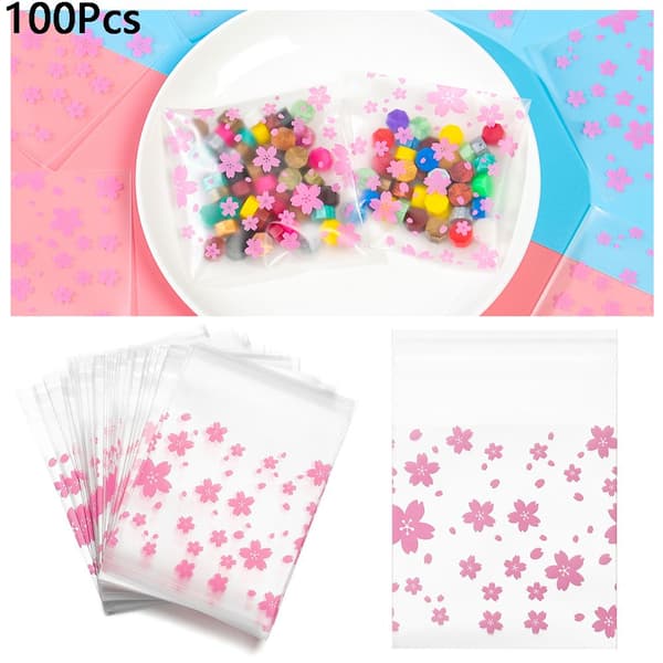 100 stk. Plastposer Gaveposer 10*10CM 10*10cm 10*10cm