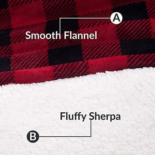 Oversized Hættetrøje Tæppe Bærbar Lamme Velvet Lazy Tæppe Rød red