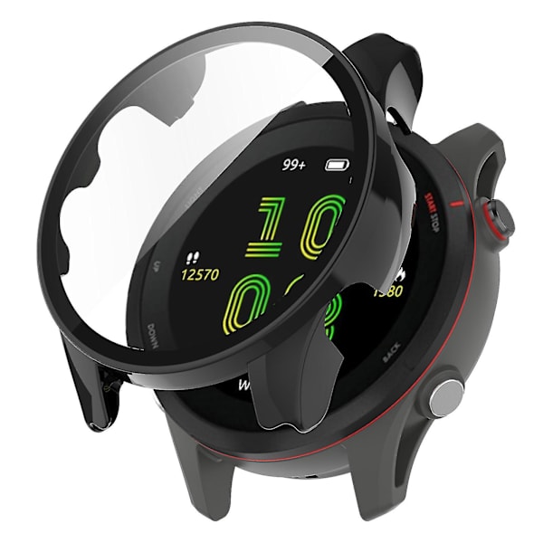 För Garmin Forerunner 255 Anti-scratch Anti-fall Hard Pc Watch Case Protective Cover Med Härdat Glass Screen Protector Guanguan