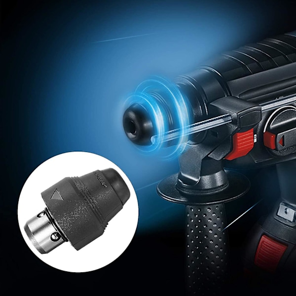 Sds Plus Chuck 2608572213 Sort Kompatibel Med Bosch Gbh2-26dfr Gbh2-28dfv Gbh4-32dfr Hammerbor