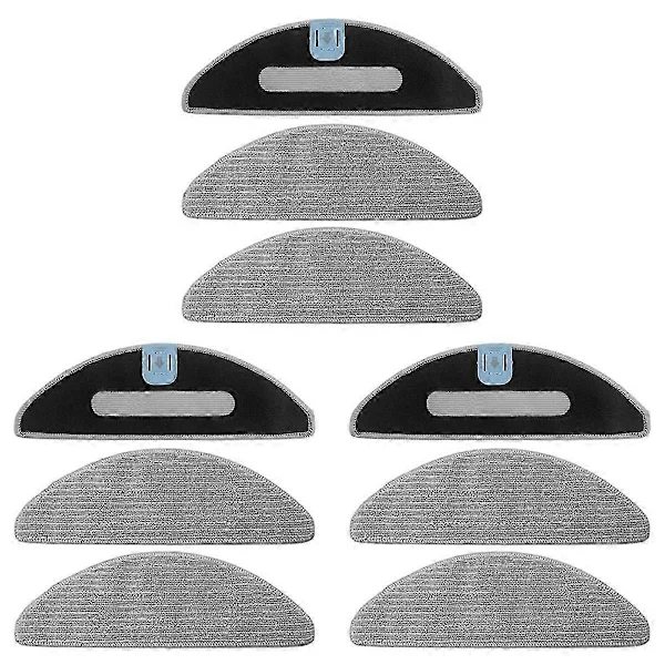9 stk. vaskbare mikrofibermoppepuder til Combo I5/I5+/J5/J5+ robotstøvsuger, reservedele