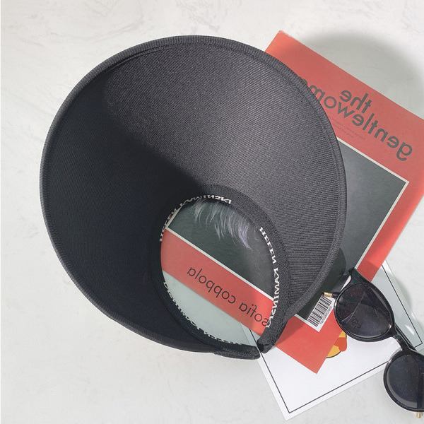 IC Kvinnor Tom Topp Stråhatt Sommar Anti UV Ridning Solhatt Tjej Bi Svart 55-58cm