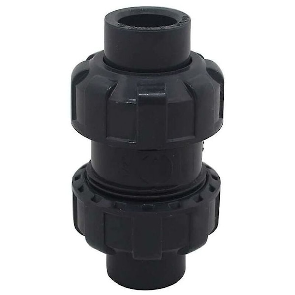 Kuleventil 20 25 32 40 50 63mm svømmebasseng tilbakeslagsventil anti-tilbakestrømnings pvc ventil (Innvendig diameter 32mm)