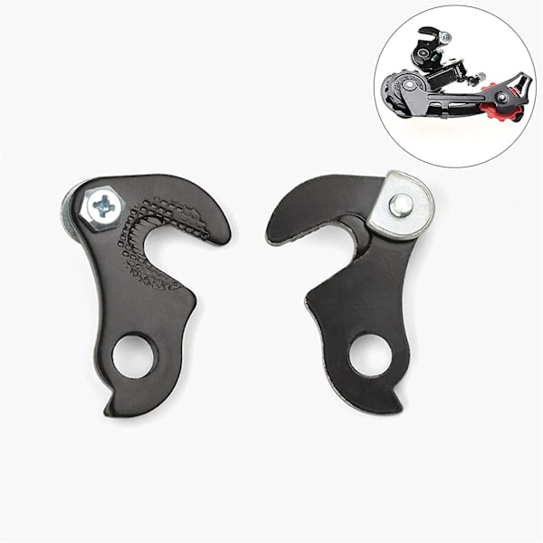 Pakke med 2 sykkelderailleur-hengsel-adapter Mech Front Derailleur-hengsel med skruefeste