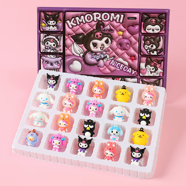 Dukke Blind Box Hul Musik Legetøj til Børn Poke Musik Grundskoleelever Gaveæske Gavebod MJ51 20 holes [Sanrio]