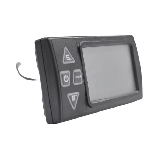 EBike Sähköpyörä S861 LCD-näyttö 6PIN 24V 36V 48V Ebike Manuaalinen ohjaus Nopeusmittari Vedenpitävä liitin