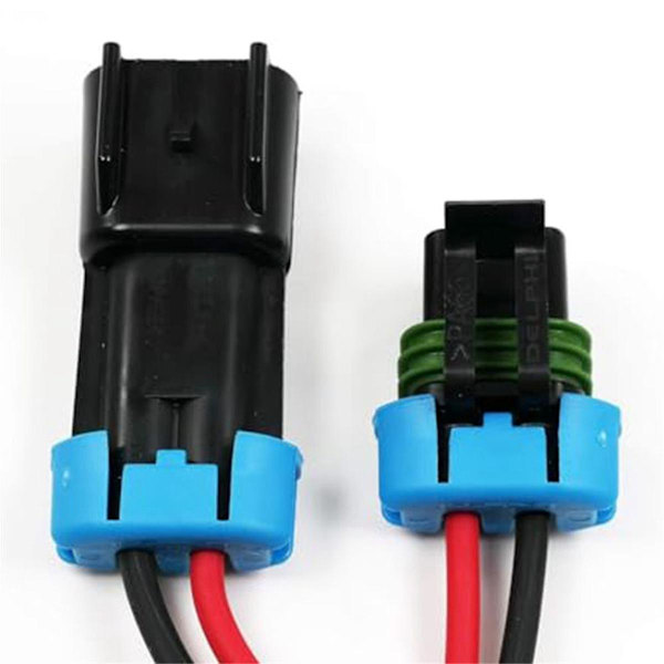 5-pack Metri-Pack 2-stifts 30 A, 280-serie kontakter Multifunktion (hane till hona pigtail 12GA)