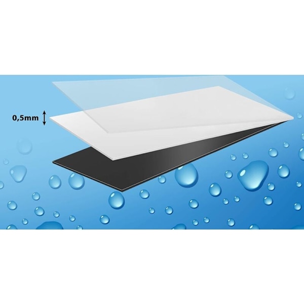 Sort Vandtæt Tape (10cm x 150cm) til Pool- og Rørreparation (Nødreparationstape/Selvklæbende Forseglingstape til Undervandsforsegling)