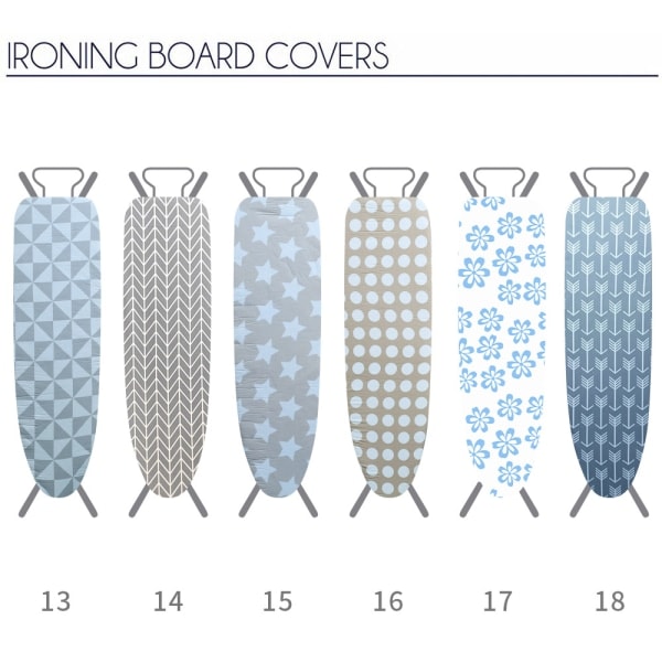 IC Hem Universal Sølvbelagt Vatteret Strygebræt Cover Pad Hea 147*48cm