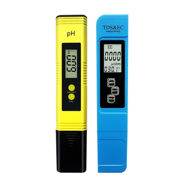 Vattenkvalitetstestare TDS PH EC Temperatur 4 i 1 Set Digital testare med LCD-display Test för pool, akvarium