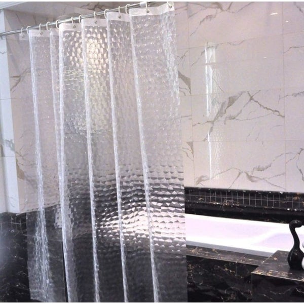IC 72 bred x 72 lang tommer bruseforhæng, EVA 3D Water Cube bruseforhæng, vandtæt, standardstørrelse bruseforing