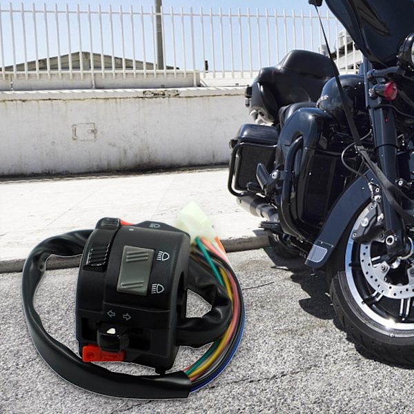 Rxknew 125 Motorcykel Horn Blinklys Venstre Styrkontakt Samling Til Yamaha