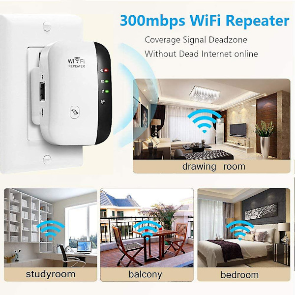 Wifi Blast trådløs repeater Wifi trådløs repeater Wi-fi rekkeviddeforlenger 300mbps 2.4ghz Wifiblast forsterker Wifi-forsterkere