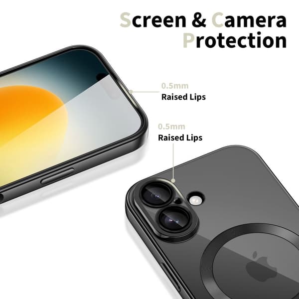 Tech-Protect iPhone 17 Cover MagSafe MagFlex Shiny Black 60