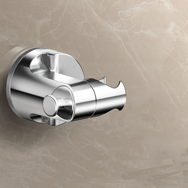Adjustable Shower Head Holder with Suction Cup - Silver Finish 83