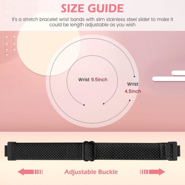 Elastiskt watch för Fitbit Inspire/Inspire 2 - Mjukt nylon som andas