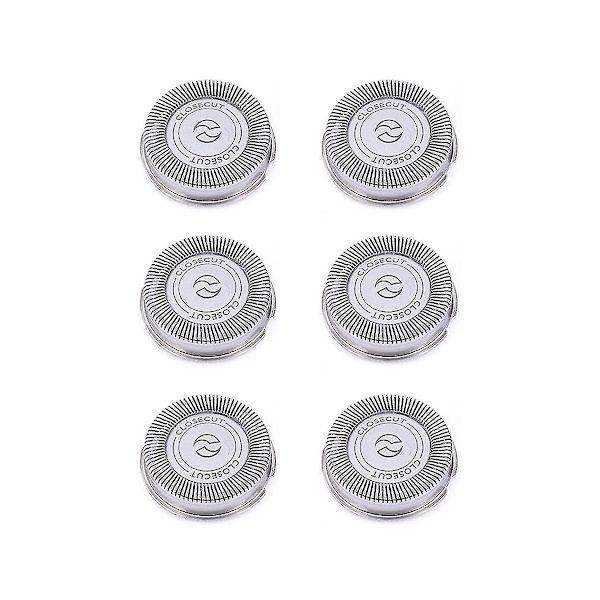 6Pack SH30 Reservedeler Hoder Kompatibel med Philips Norelco Shaver Series 3000, 2000, 1000 og S738, med Holdbare Skarpe Blad-C8