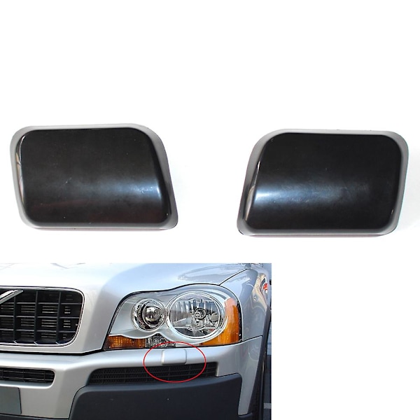 1 par strålkastare spolarmunstycke lock lock för Volvo Xc90 2002-2006 30698209 30698208 spolarmunstycke lock bil styling;2 st strålkastare spolarmunstycke lock lock