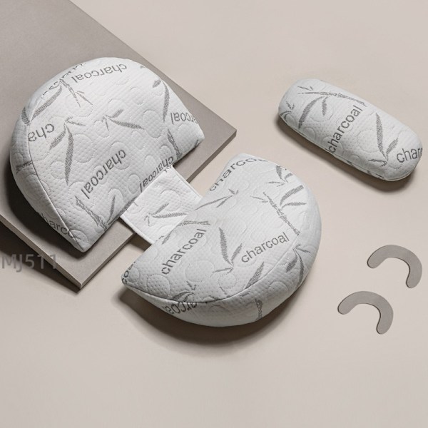 Graviditetspute midje beskyttelse side sovepute mage støtte sove side sovepute ammepute U-formet midjepute sommer bamboo One Size