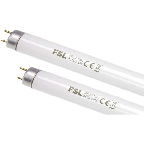 T8 10W UV Neonrør, Fluorescerende Pære, for Insektkontroll, Erstatningslampe for Elektrisk Flue-/Mygg-/Insektdreper