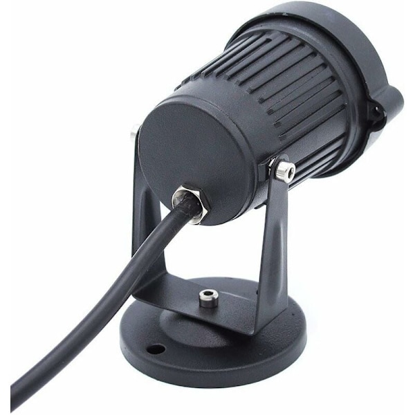 Sett med 4 LED Spotlights 3W 220V Justerbare Hagespotlights Utendørsbelysning Hageterrasse