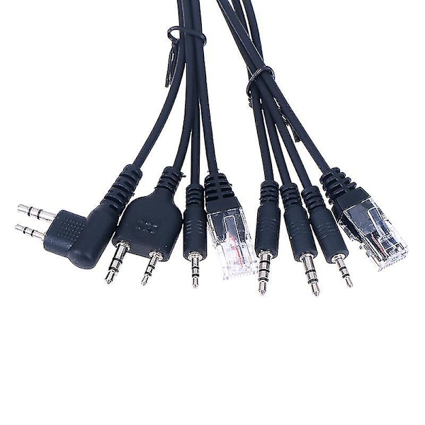 8 i 1 datamaskin USB-programmeringskabel for praktisk walkietalkie bilradio