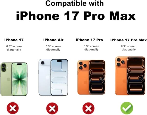 iPhone 17 Pro Max-deksel – Ekstra kamerabeskyttelse