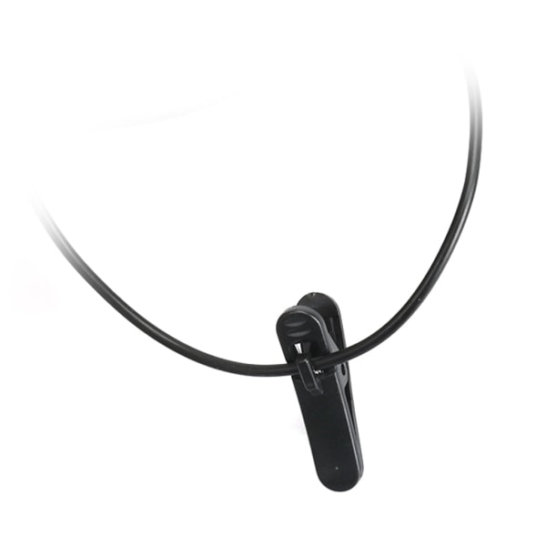 Antisäteily Binaural Stereo Kuulokkeet Mic 3,5 mm Ilmaputki musta