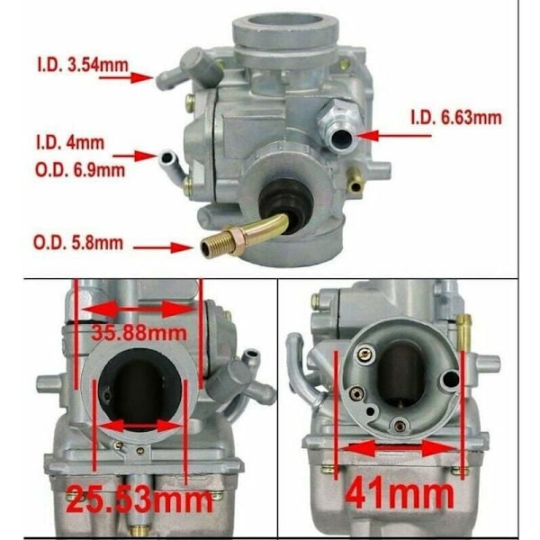 TTR125 Kaasutin Yamaha TTR 125 TTR 125 Carb Kaasutin 2000 2007 Yamaha TTR125 TTR125E TTR125L TTR125LE, DEBUNS