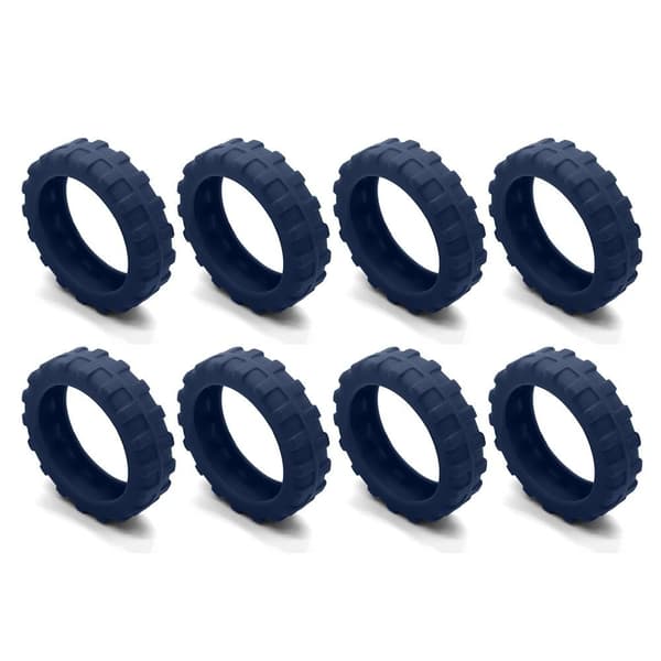 8 ST/Set Resväska Hjul Skyddsskor Blå 8 St-8 St Blue 8Pcs-8Pcs